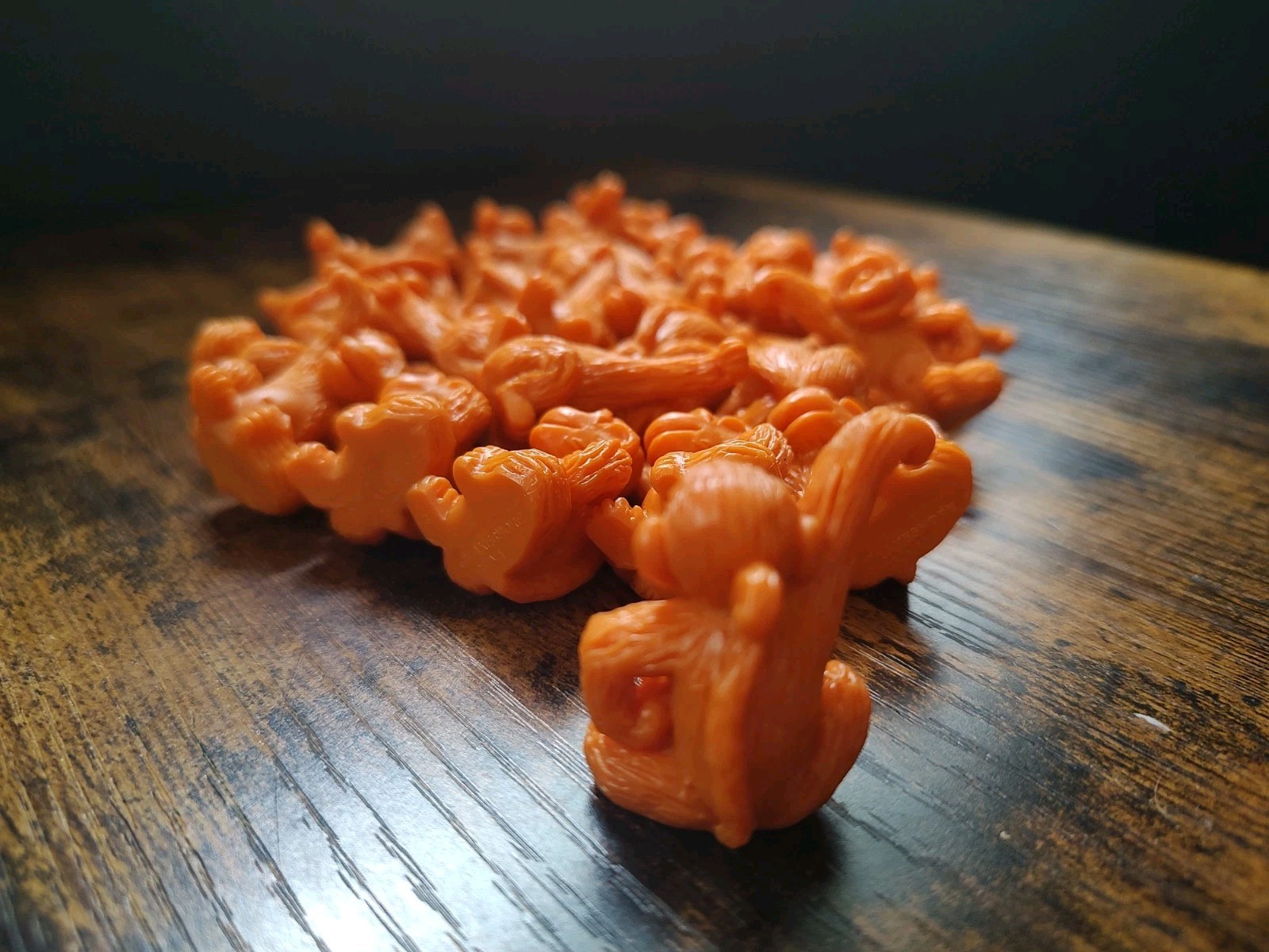Vintage Lakeshore Learning Orange Counting Monkey Figures Set Of 25 Bundle