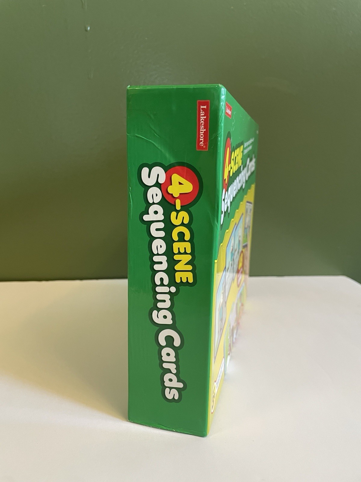 4-Scene Sequencing Cards by Lakeshore Educational Game for Children Ages 3+