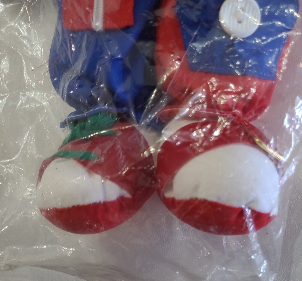 Chadwick Dress- Me Clown Doll Plush 14″ Educational Toy New Vintage 1992 Read ⬇️