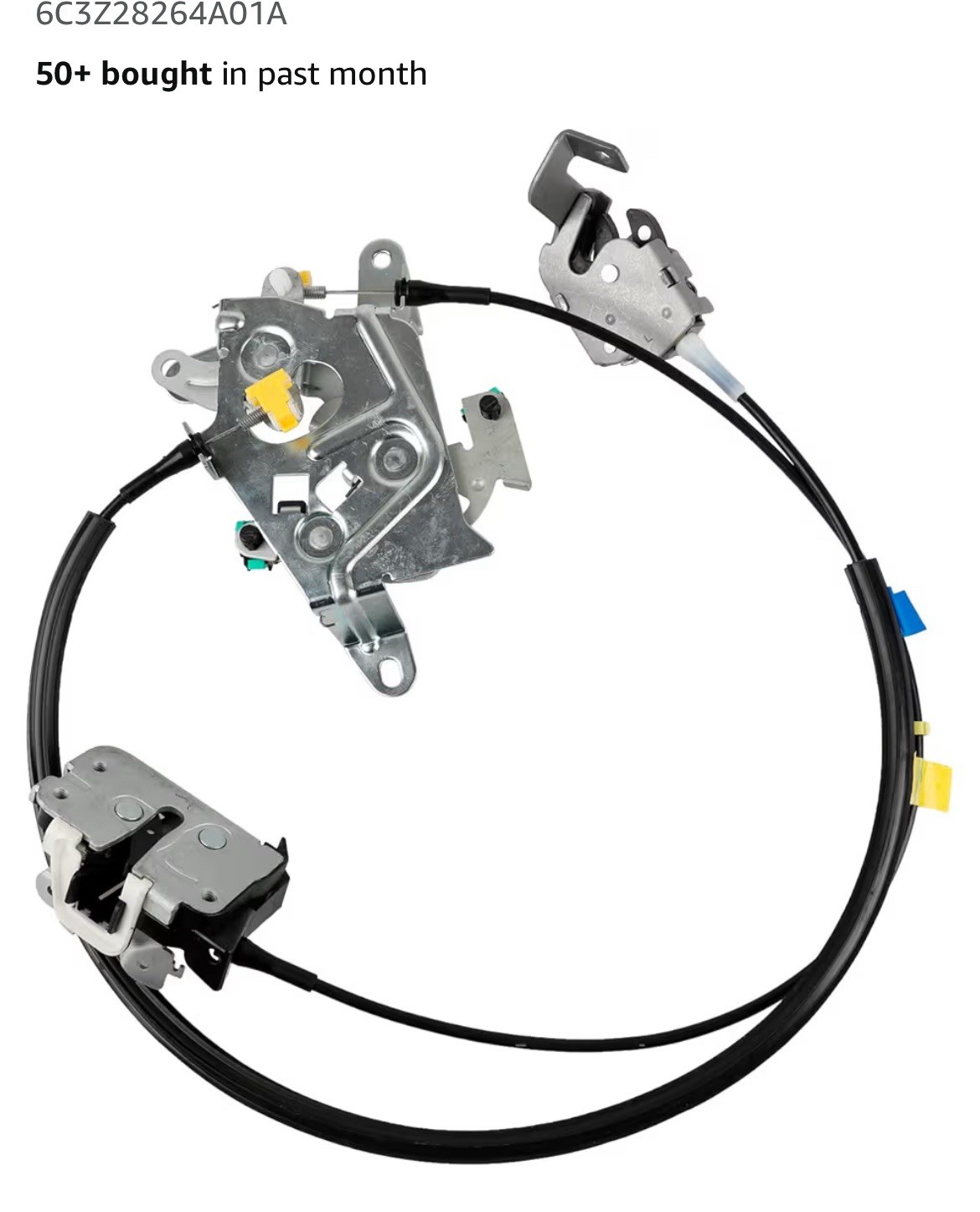 Left Driver Side Rear Door Lock Latch & Cable for Ford F250 F350 F450 F550 Super