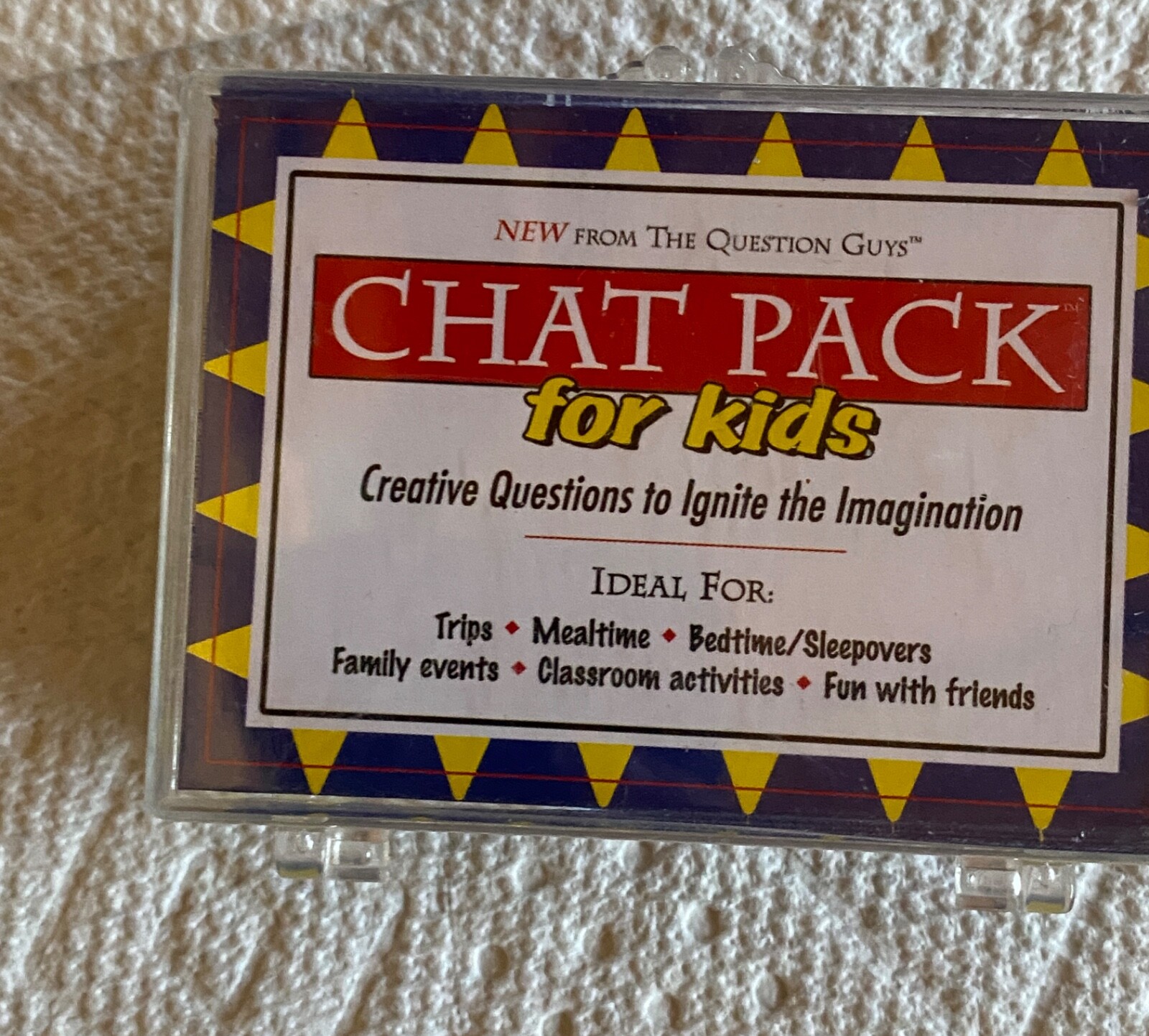 Chat Pack for Kids – 156 Question Cards to Ignite the Imagination& conversation