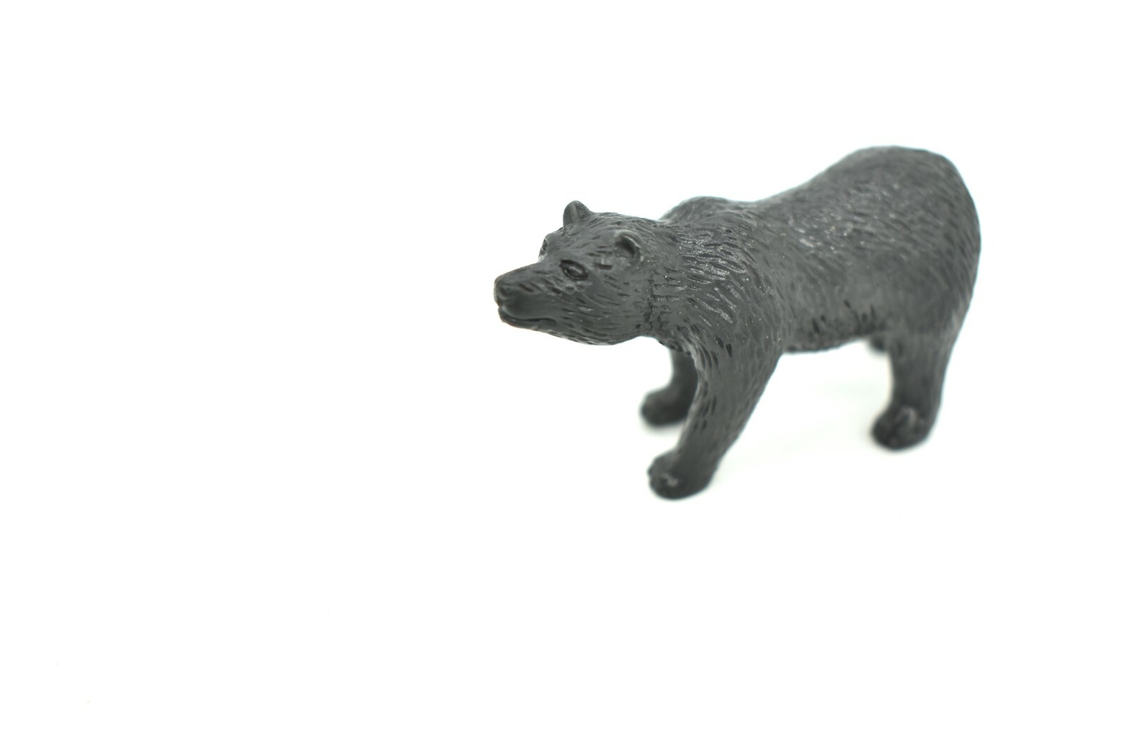 Grizzly Bear, Walking Statue Realistic Plastic Replica Toy 2.25″F7045 B30