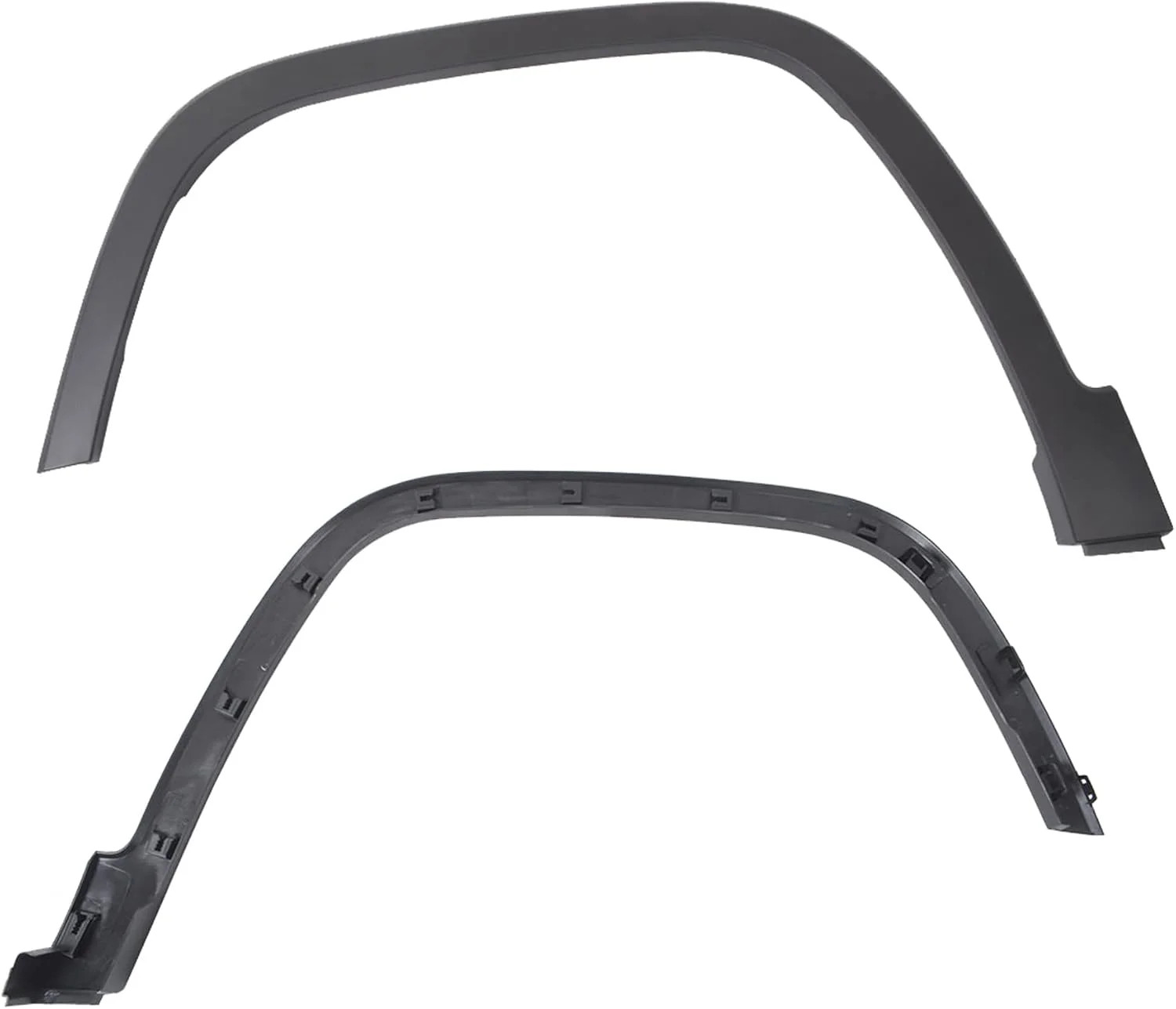 2PCS Wheel Arch Trim Flares Textured Black Front Left and Right Replacement for