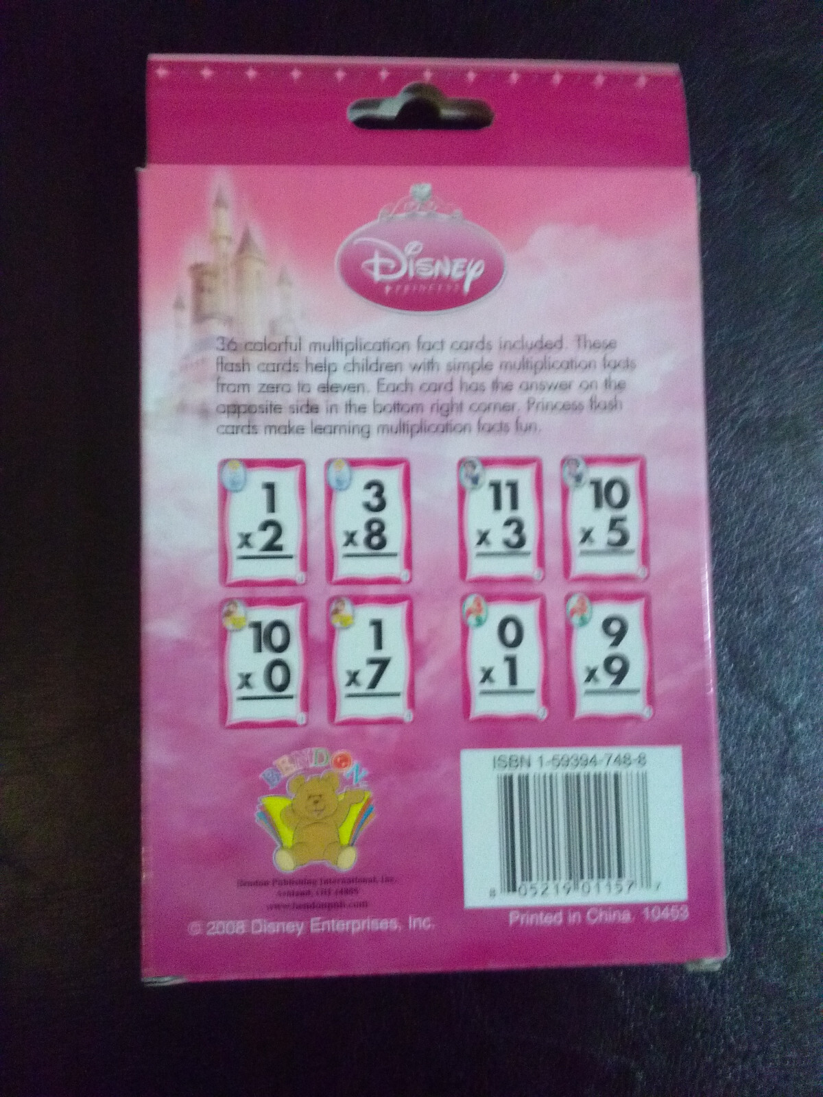 DISNEY MATH & PHONICS FLASH CARDS ADDITION, SUBTRACTION, MULTIPLICATION, PHONICS