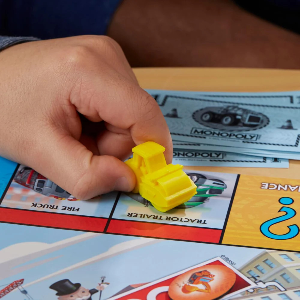 Hasbro Monopoly Junior Board Game for Kids Ages 5+ – Beginner-Friendly Family