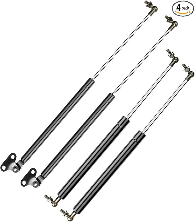HHCSOP 4PCS Front Hood and Rear Hatch Tailgate Liftgate Lift Supports Gas Shock
