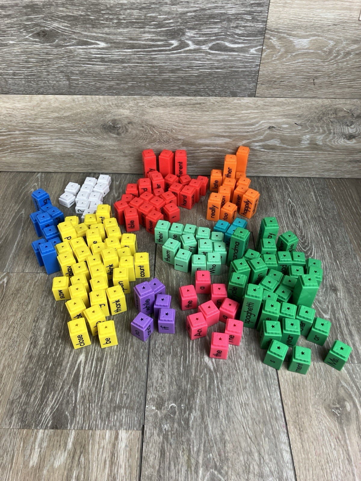 Spelling Reading Rods Sentence Building Learning Resources 151 Pieces Homeschool