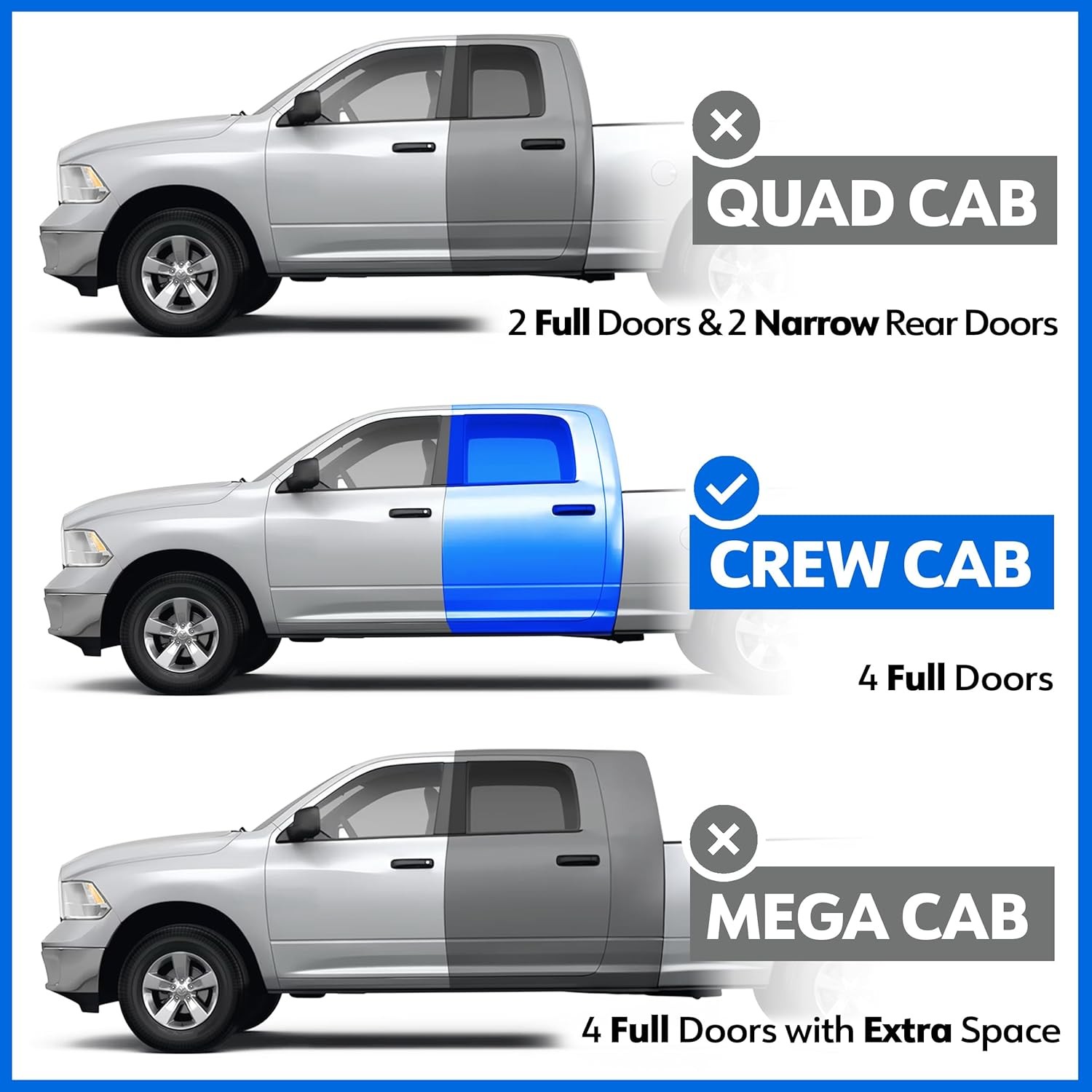 Truck Cab Side Bar Step