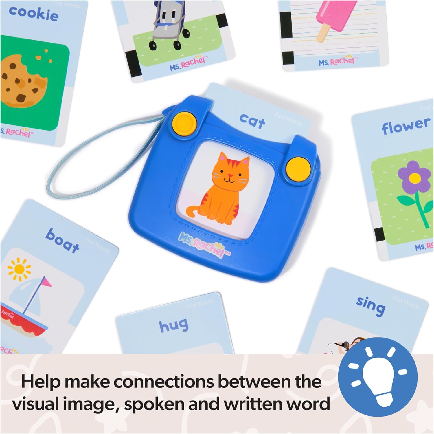 Official First Words Talking Flash Cards with Electronic Reader, 100 Words