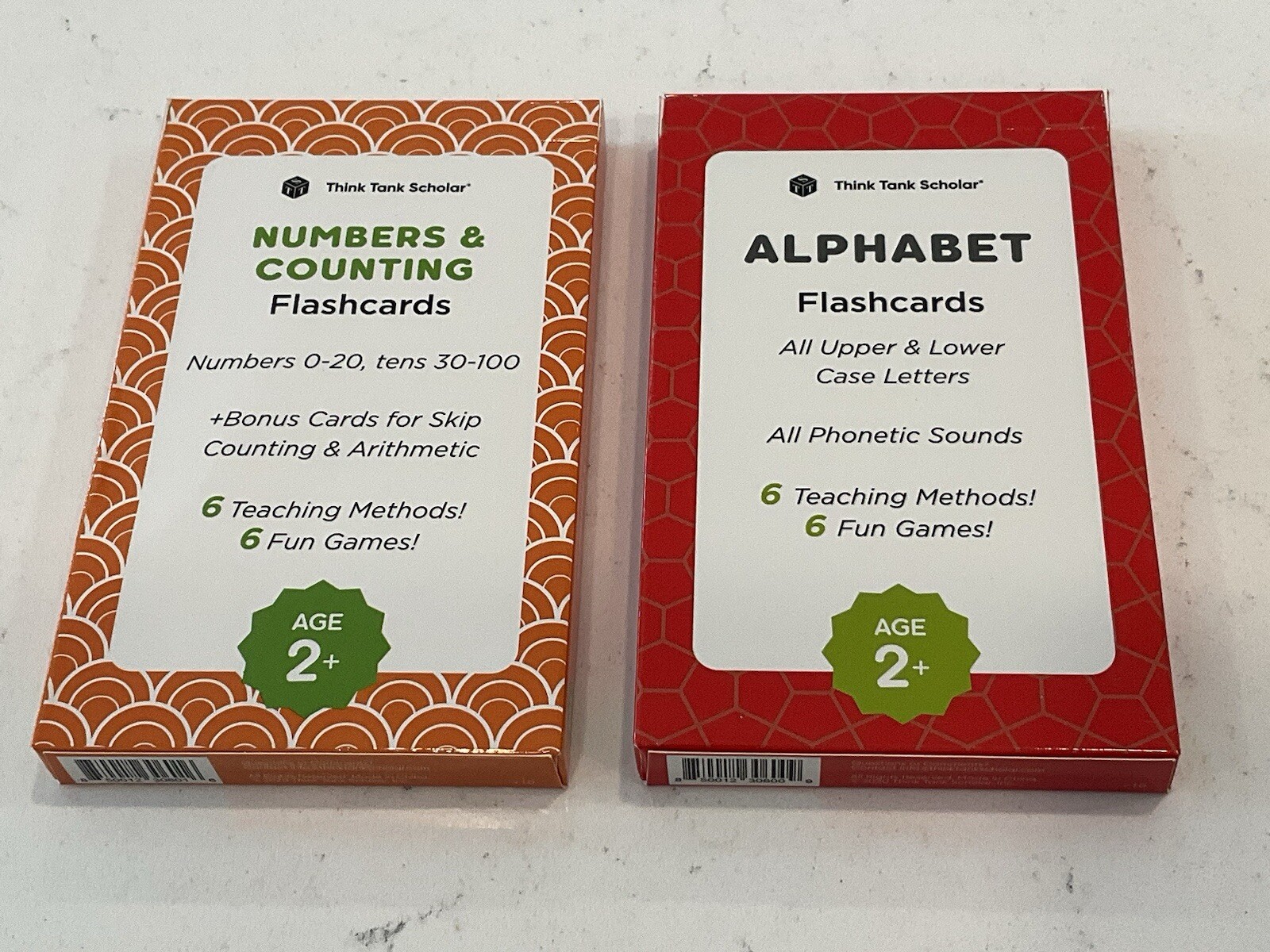 THINK TANK Scholar Flashcards: Alphabet, Numbers & Counting. NEW. Not Used.