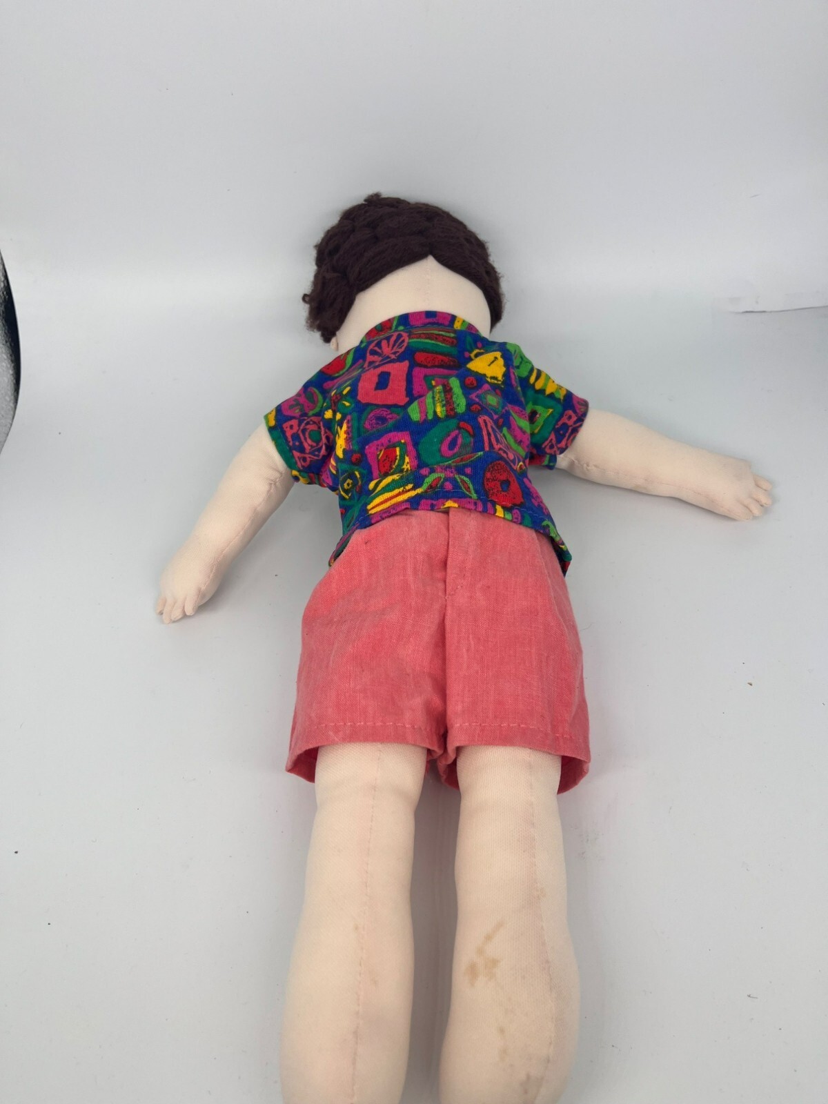 Vintage Teach A Bodies Anatomically Correct Plush Dolls 3pc #2839