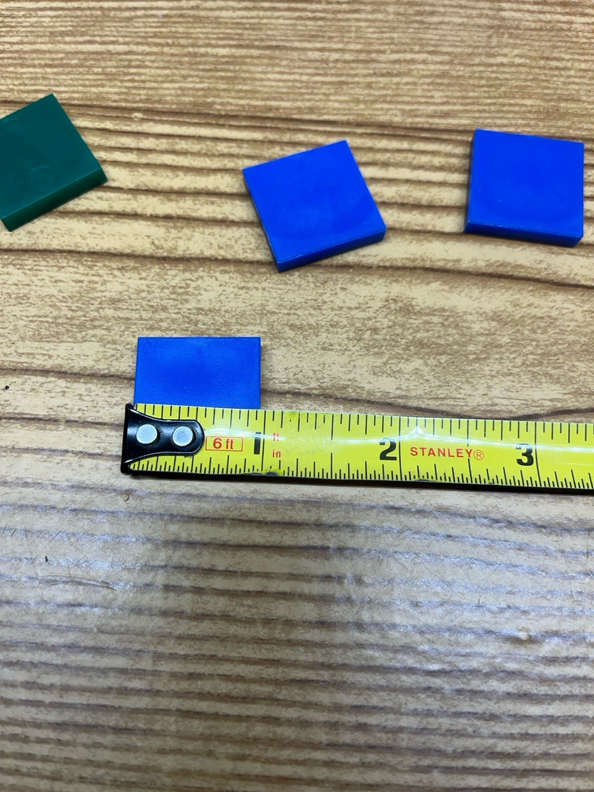 2-lbs Learning Resource 1″ Square Color Tiles Measure Sort Math Manipulative