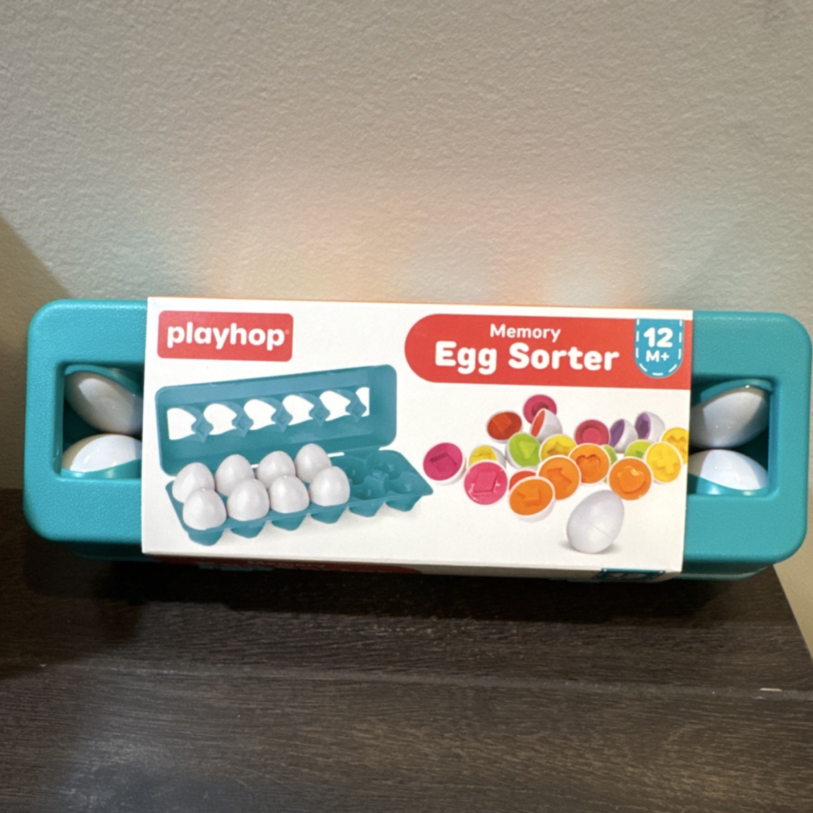 playhop Memory Egg Sorter Educational Toy Shapes/Colors 12 Months+ PH02148
