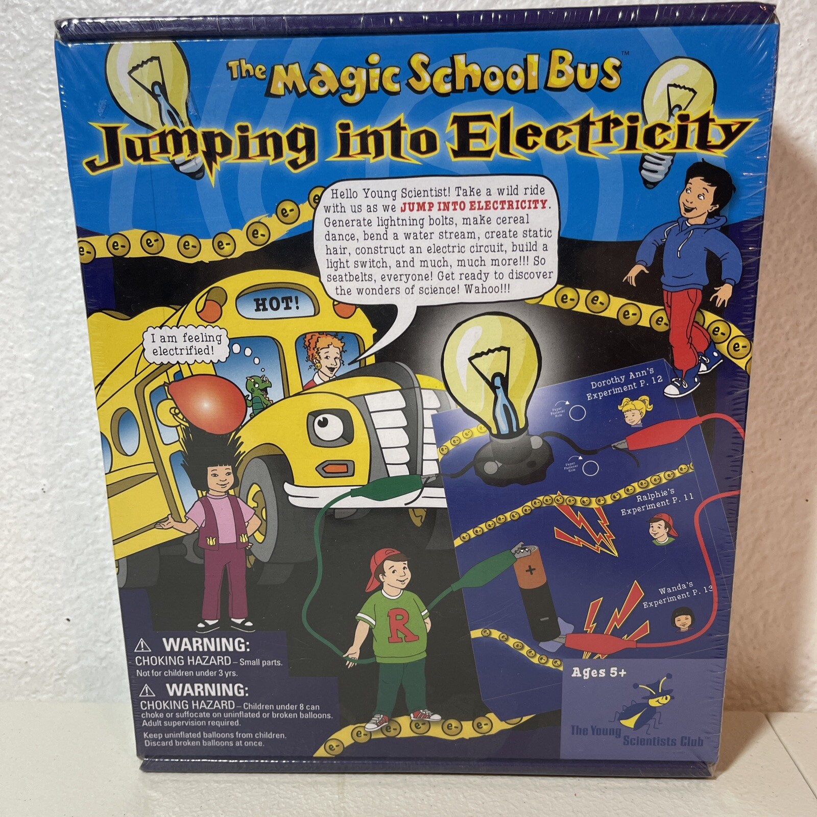 THE MAGIC SCHOOL BUS Jumping Into Electricity Kit *NEW & SEALED*