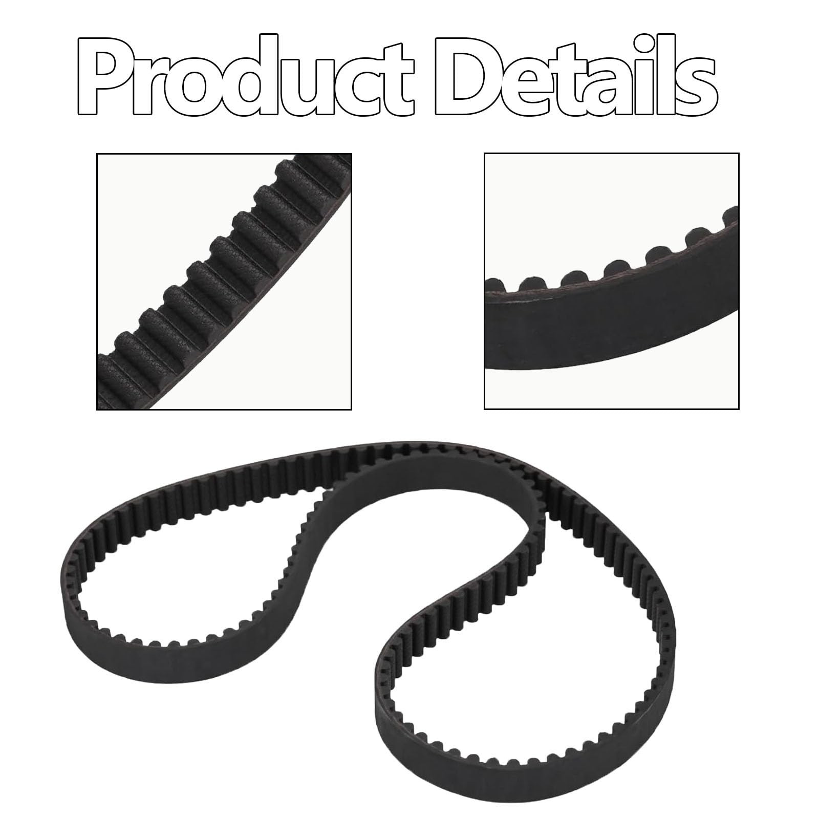 Primary Drive Belt BDL-30853-ST 8mm 1 1/2″ 132 Tooth Compatible with Harley-D…