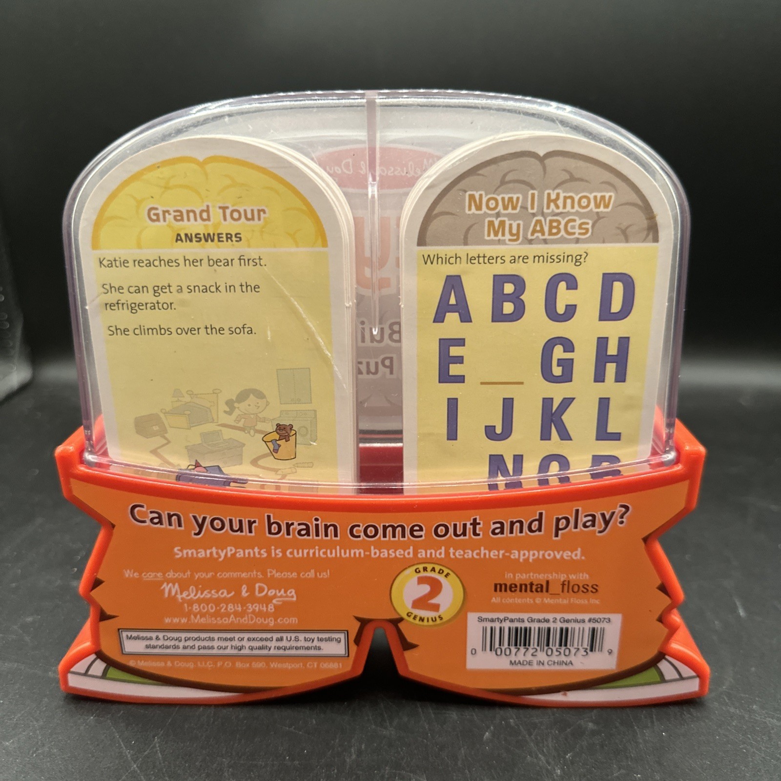 Melissa & Doug Smarty Pants GRADE 2 Brain-Building Cards w/Q&A, Puzzles & Games