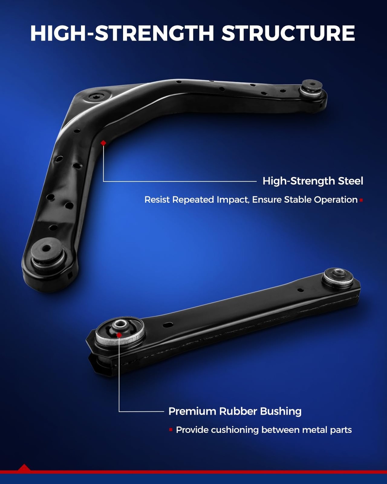KAX Rear Upper and Lower Control Arms Fit for Jeep Grand Cherokee 1999 2000 2…