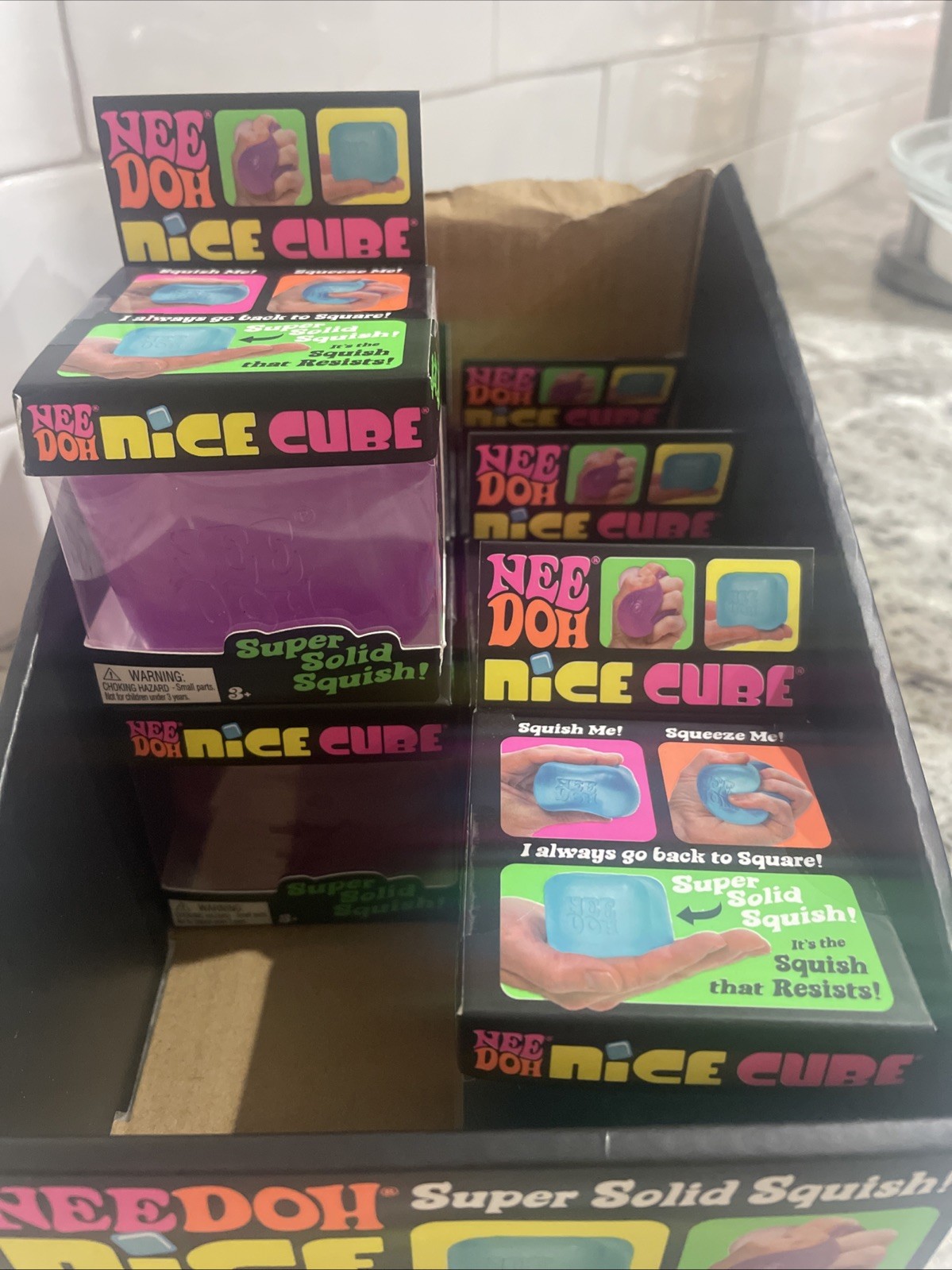 Nee Doh Nice Cube (6 Cubes) With Display Box