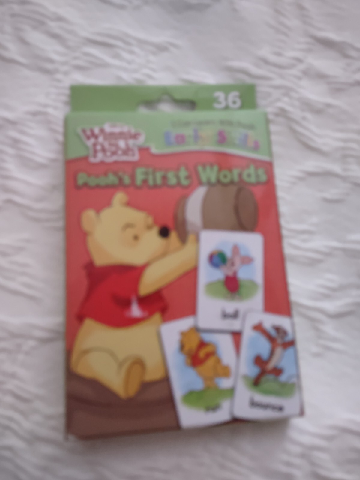 Disney,Winnie The Pooh,Early Skills, Pooh’s first World, Flash Cards, good…