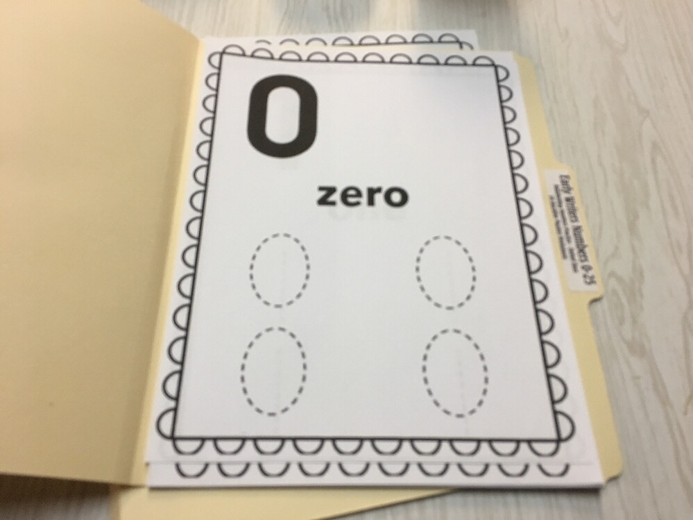 Early Writers Alphabet & Numbers – 52 Black Line Masters Sheets- Preschoolers