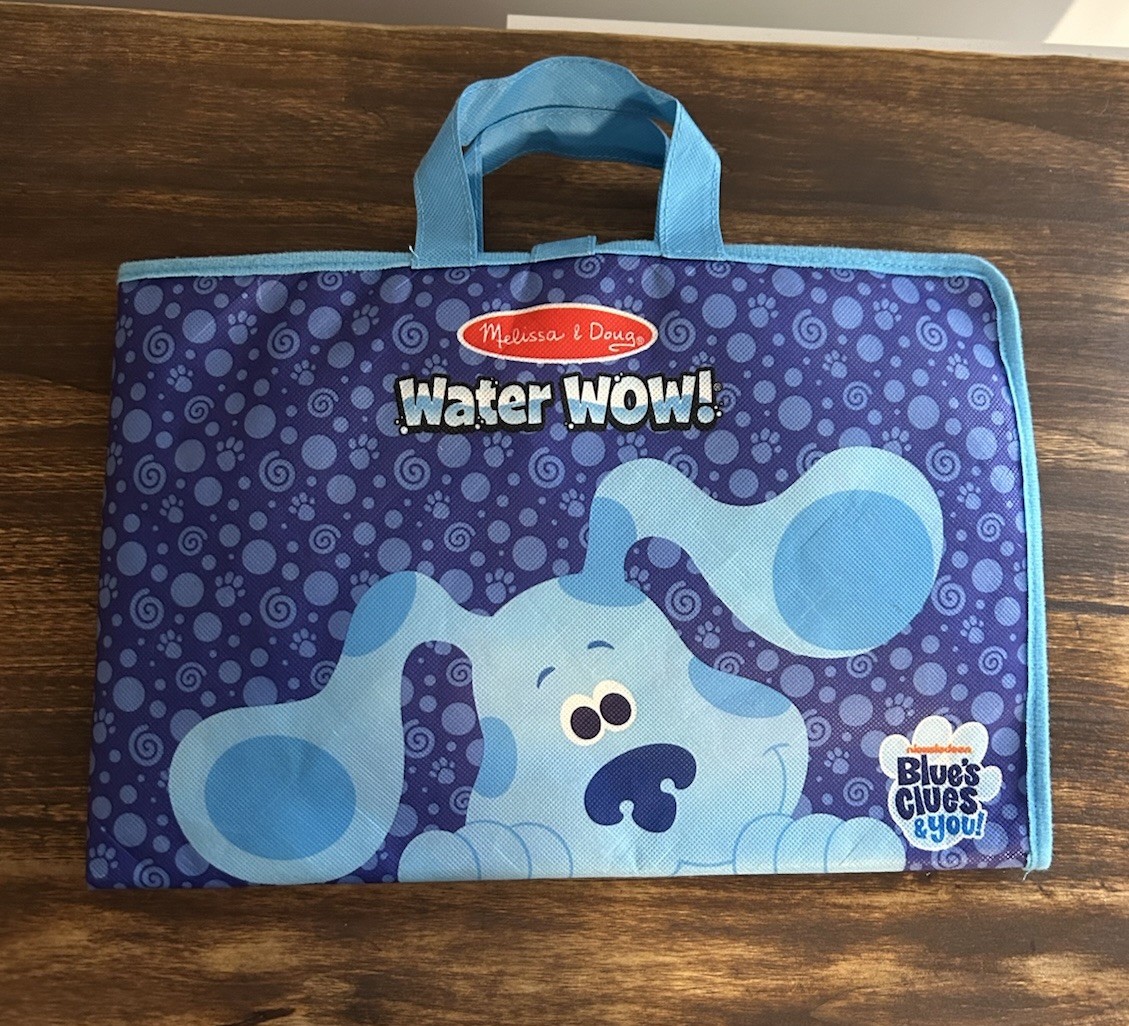 BLUE’S CLUES & YOU WATER WOW ACTIVITY MAT Creative Toy With Accessories 28”x19”