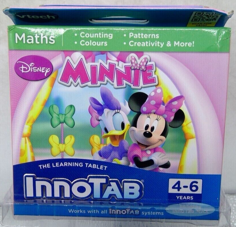 Minnie Mouse Bow-Toons VTech Innotab Max Learning Tablet App Cartridge Toy