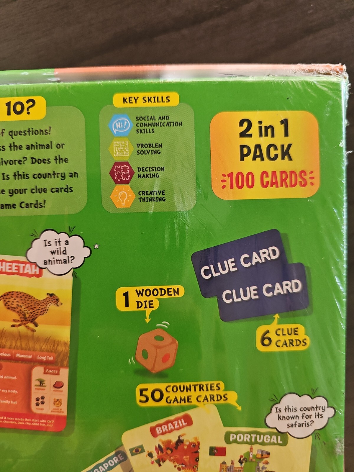 Skillmatics Card Game : Guess in 10 Animal Planet & Countries Of The World Age6