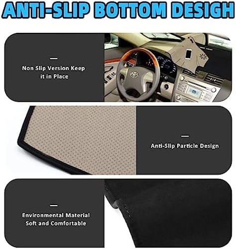 POSAID for Toyota Camry Dash Cover 2011 2010 2009 2008 2007 Dashboard Cover M…
