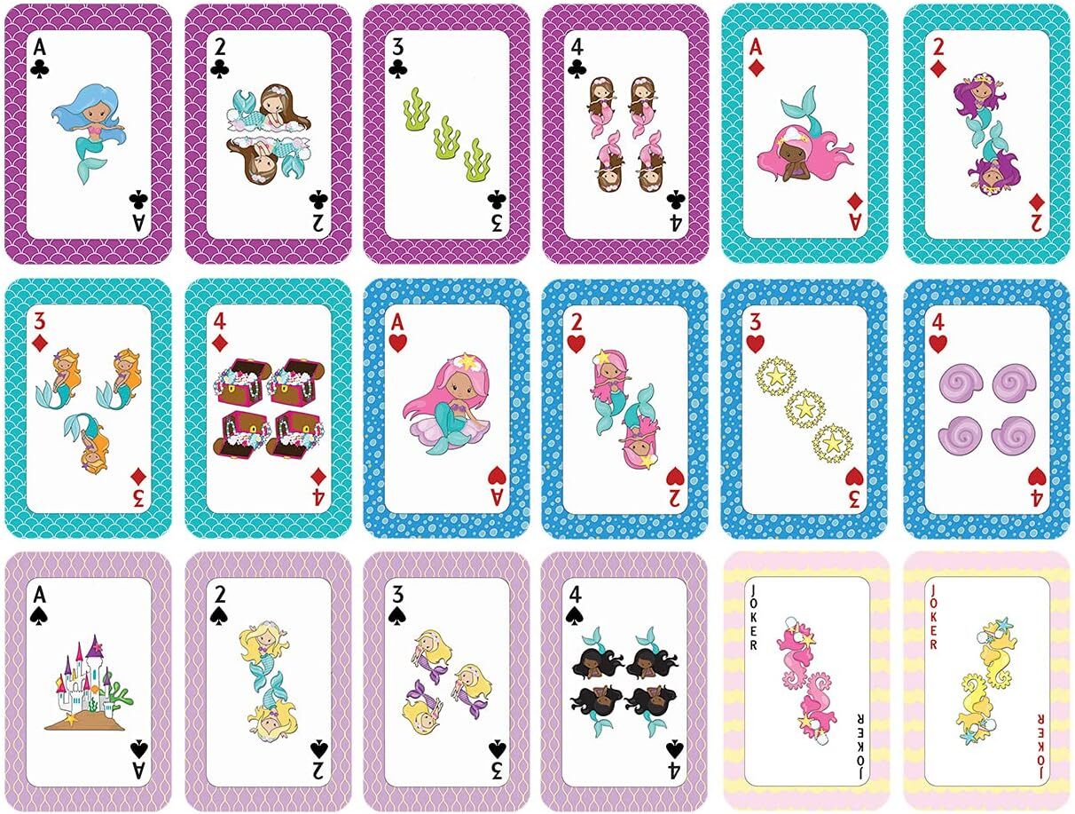 Mermaids & Underwater Playing Cards – (2-Deck X 54 Cards)