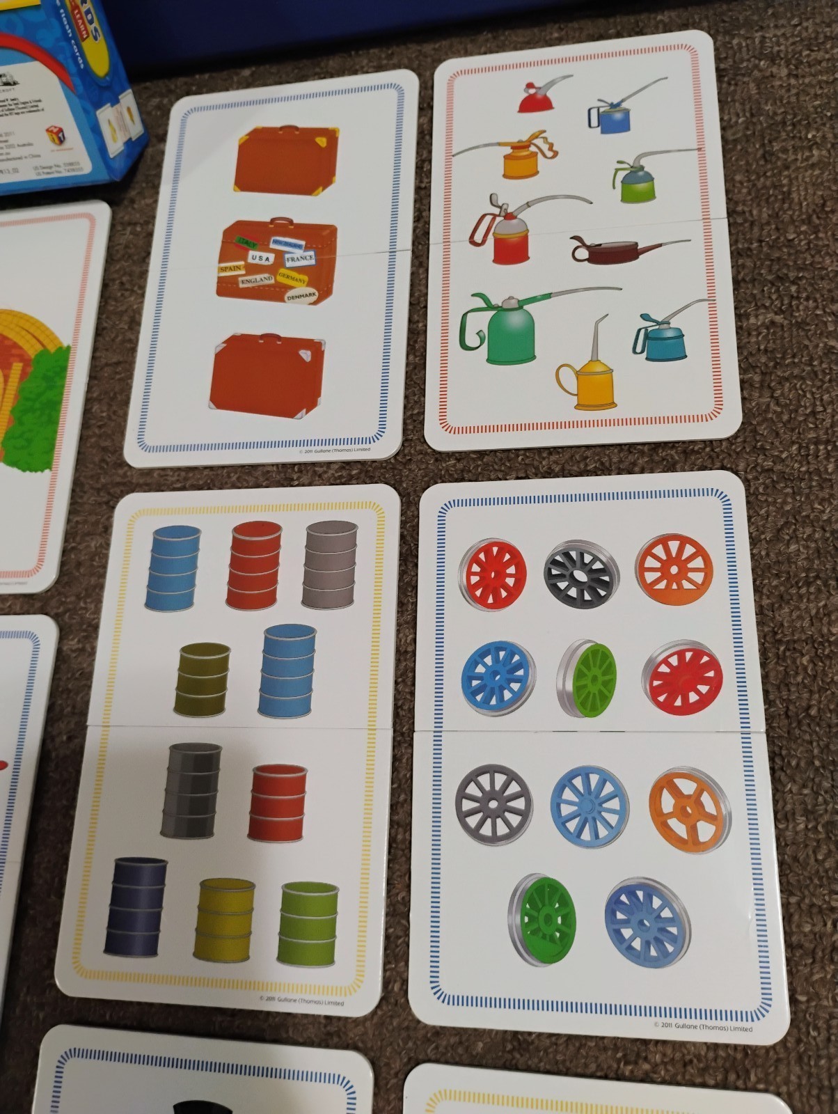 2011 Thomas & Friends Slide & Learn Interactive Cards