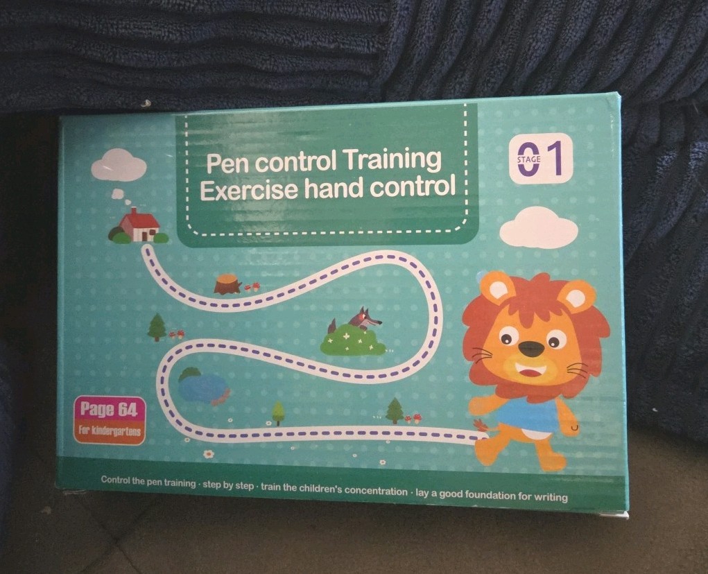 Pen Control Training Cards For Young Children – Exercise Hand Control (Stage 1)