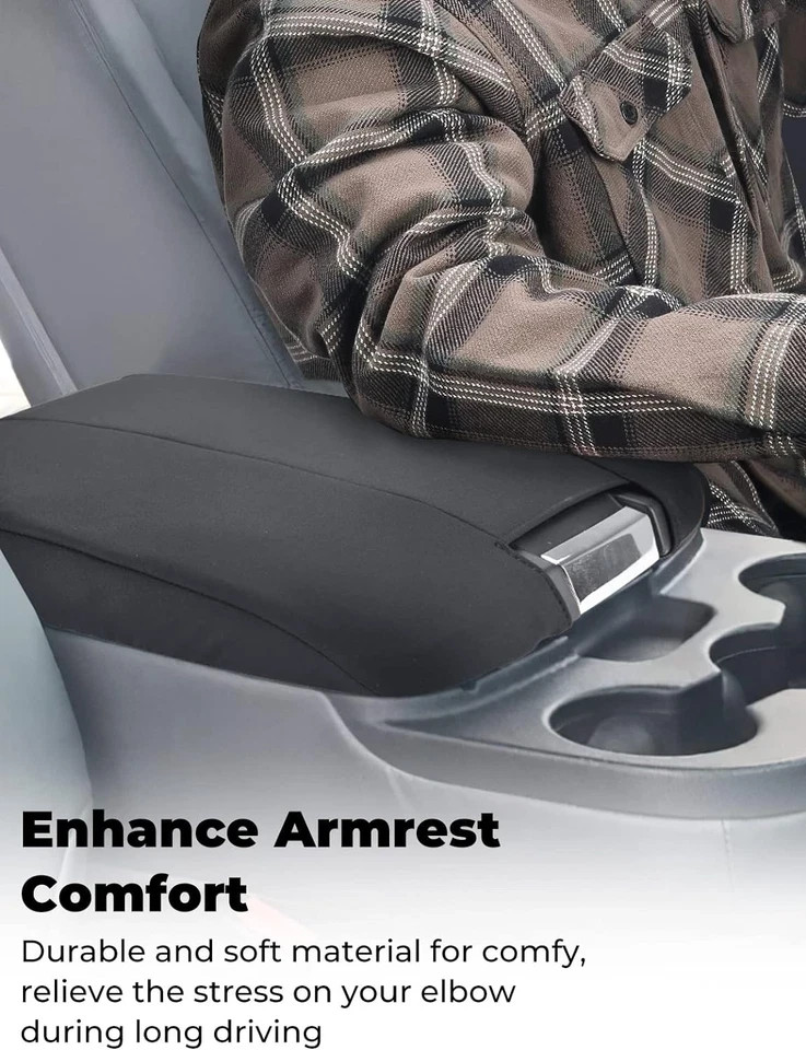 Center Console Cover Compatible with 2013-2018 Ram 1500 & 2013-2024 Ram 2500/350