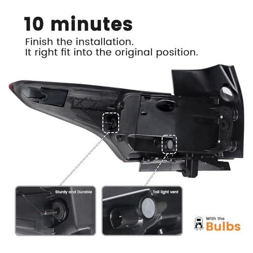 LED Tail Light Assembly Compatible with Chevy 2018-2021 Right Passenger Side
