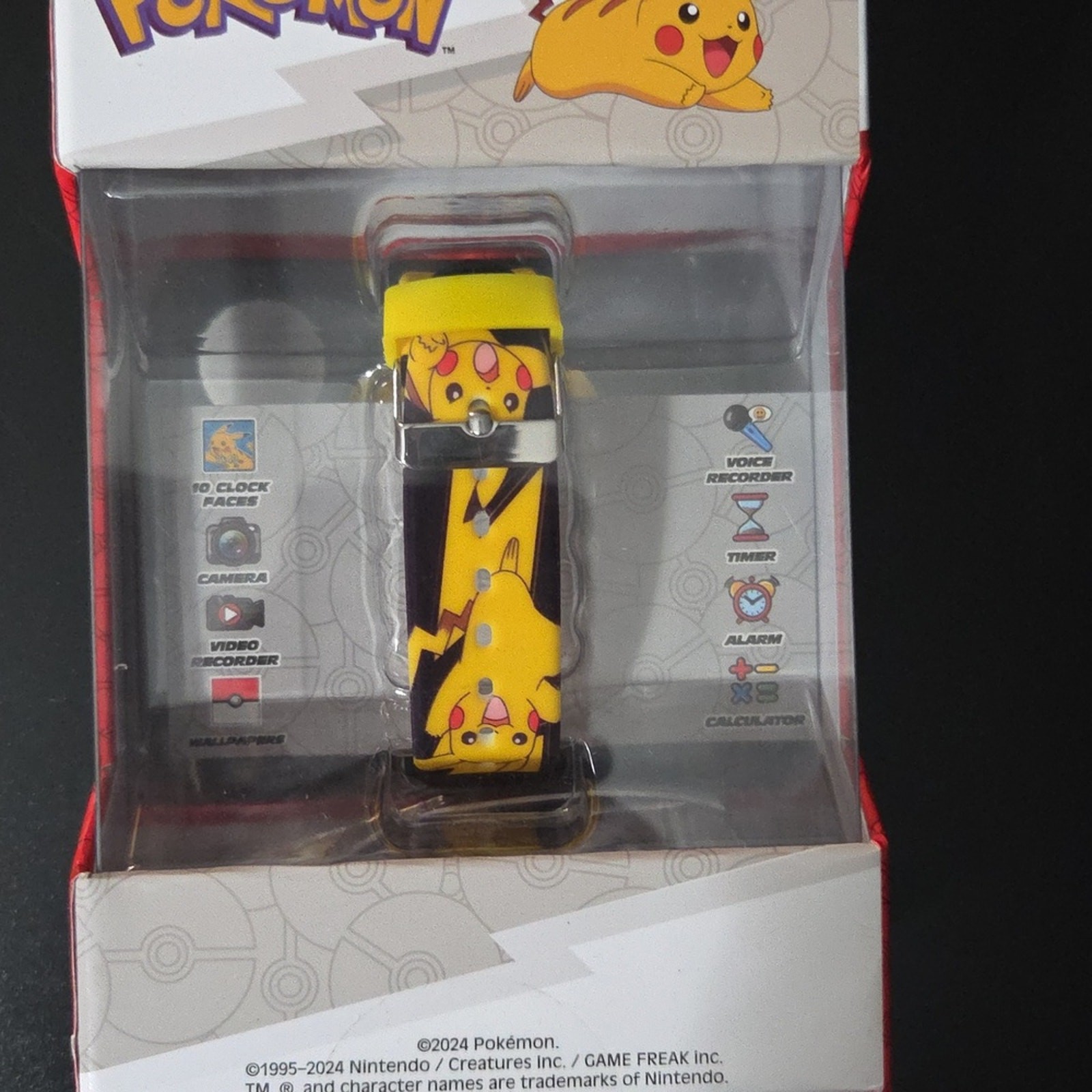 Pokemon Pikachu Kids Smartwatch Digital Camera Games Alarm Calculator Rechargea