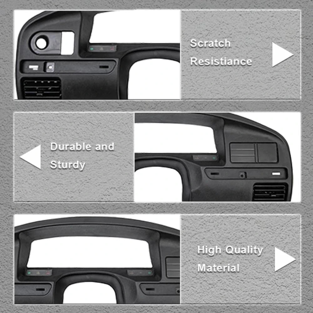 92-97 Ford F150 F250 F350 Dash Panel Bezel Cover Compatible with 1992-1997 Ford