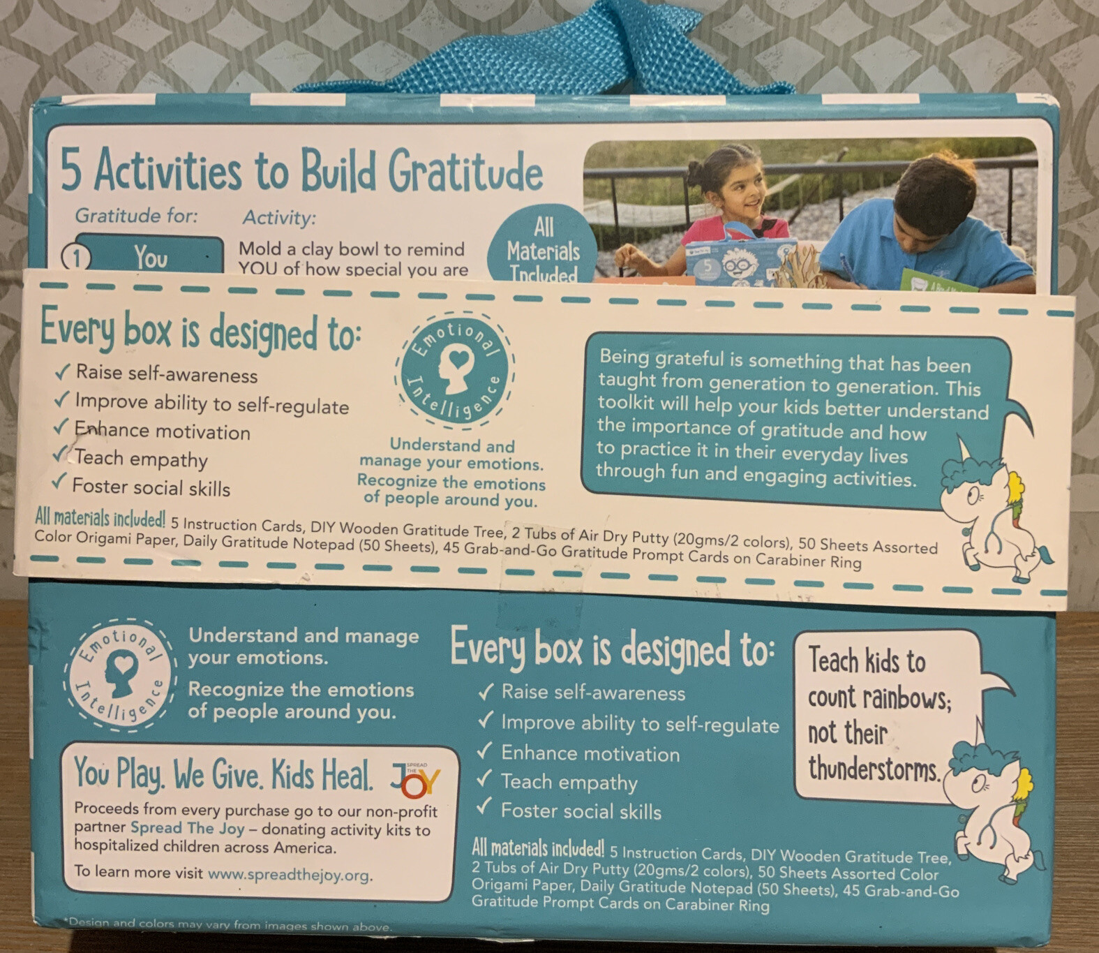 🍒 Open The Joy’s My Gratitude Box ages 4-12 Activities New