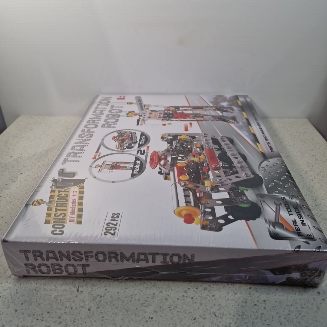Transformation Robot Construct It 292pc Real Tools New Sealed Construction Kit