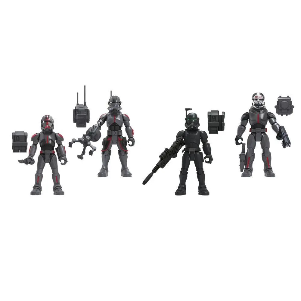 Star Wars Mission Fleet Clone Commando Clash 2.5-Inch Figure 4-Pack with
