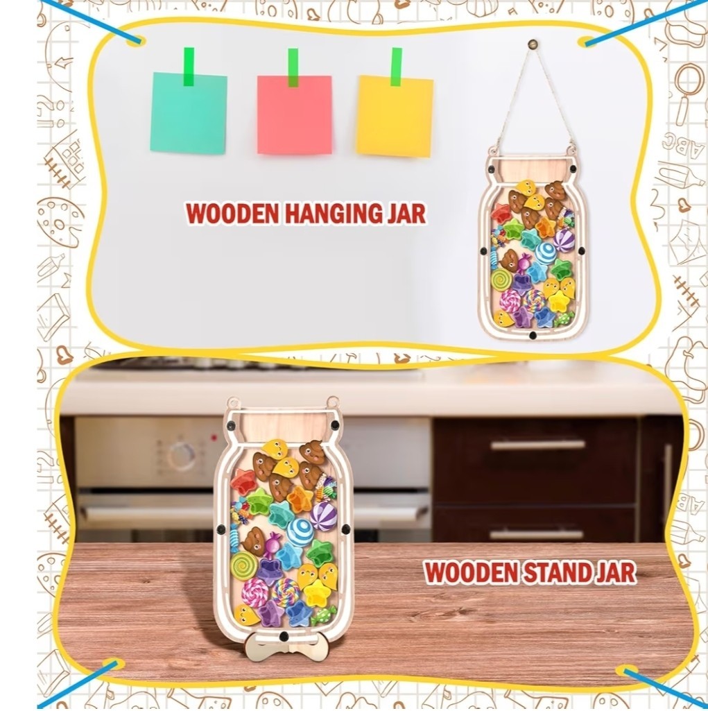 Reward Jar Set Kids Positive Reinforcement Reward Based Behavior Modification