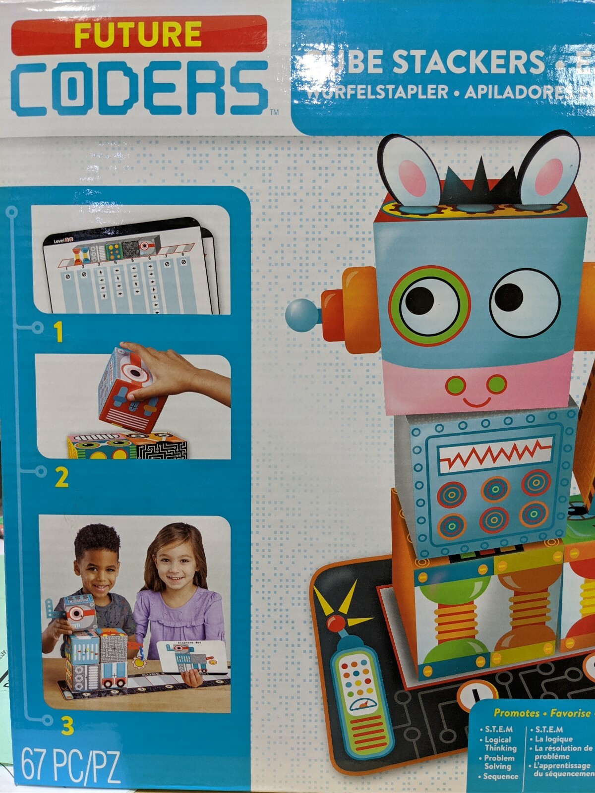 Alex Future Coders Cube Stackers S.T.E.M. Learning Problem Solving Game 67 pc