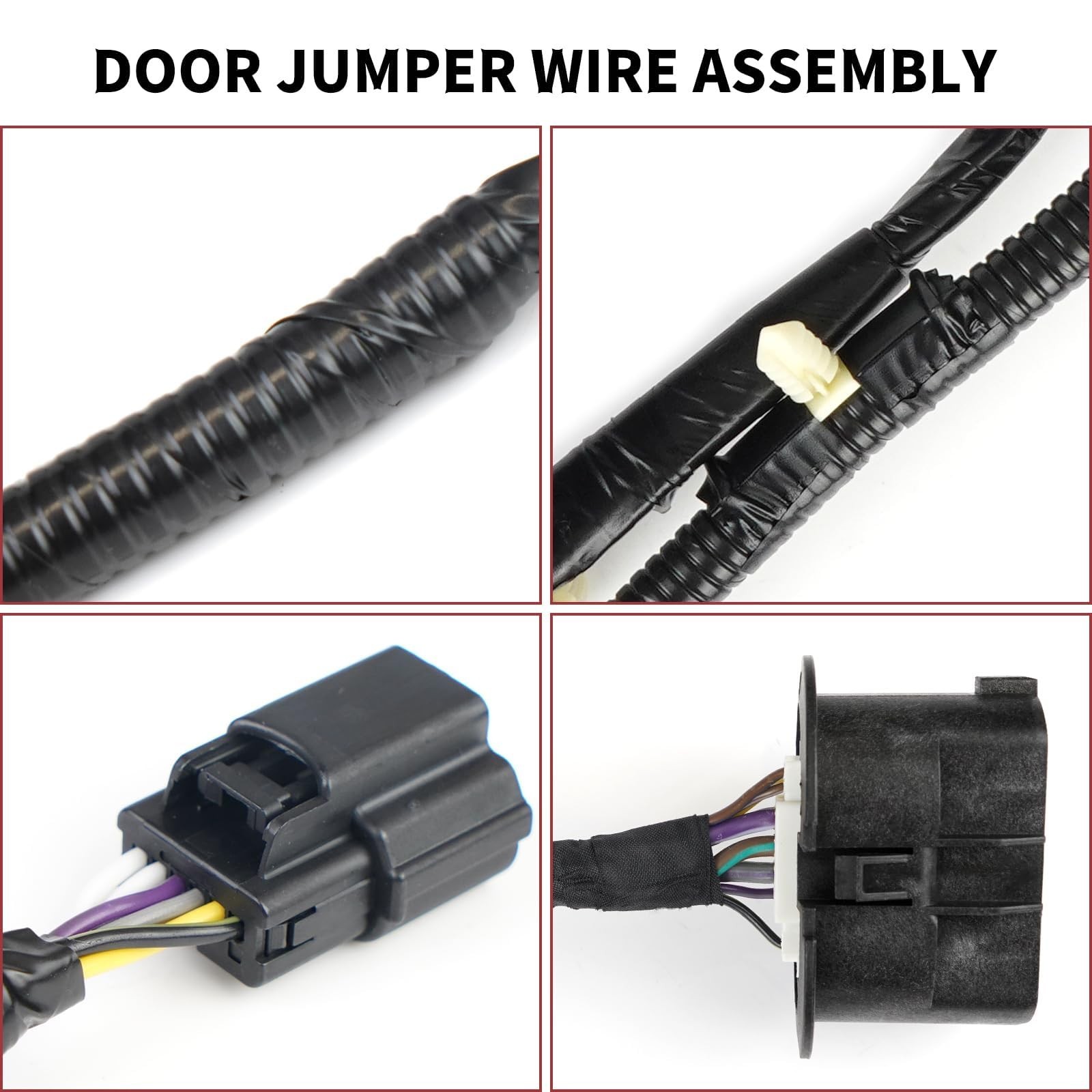 Rear Passenger Side Door Jumper Wire Assembly 2009-2014 Compatible with Ford …