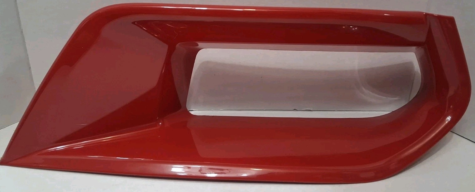 Front Bumper Side Air Duct Vent Frame for Corvette C7 Z06 2014-2019 ABS Car Red