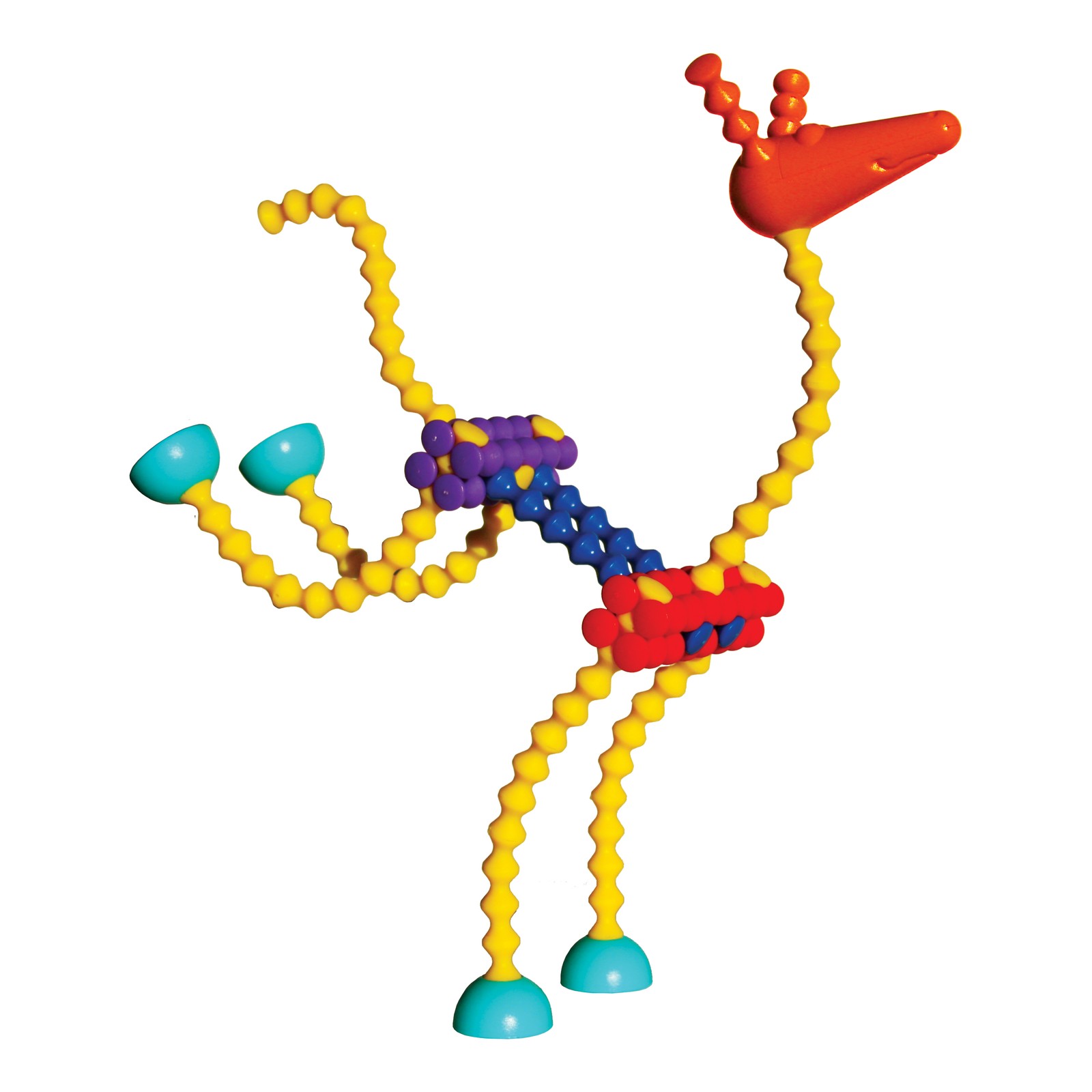New – Popular Playthings Playstix Flexible Set: 68 Pcs – Ages 4+ | 1+ players