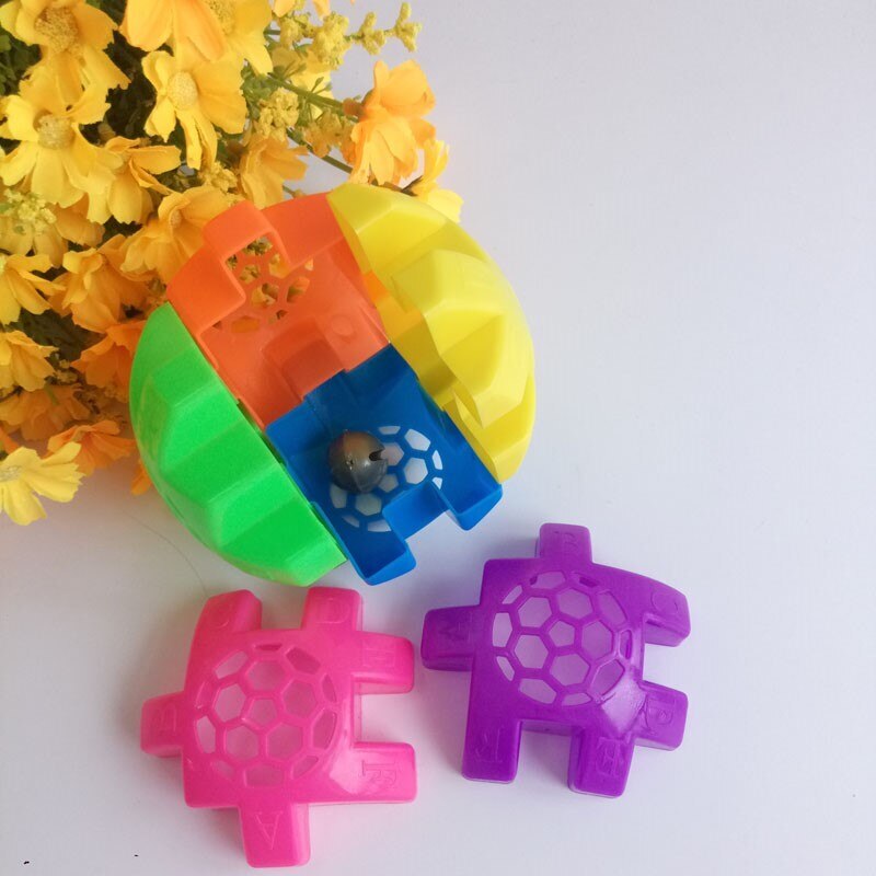 Plastic Bell Ball Rattle Baby Kids Assembling Block Newborn Educational Toys NEW