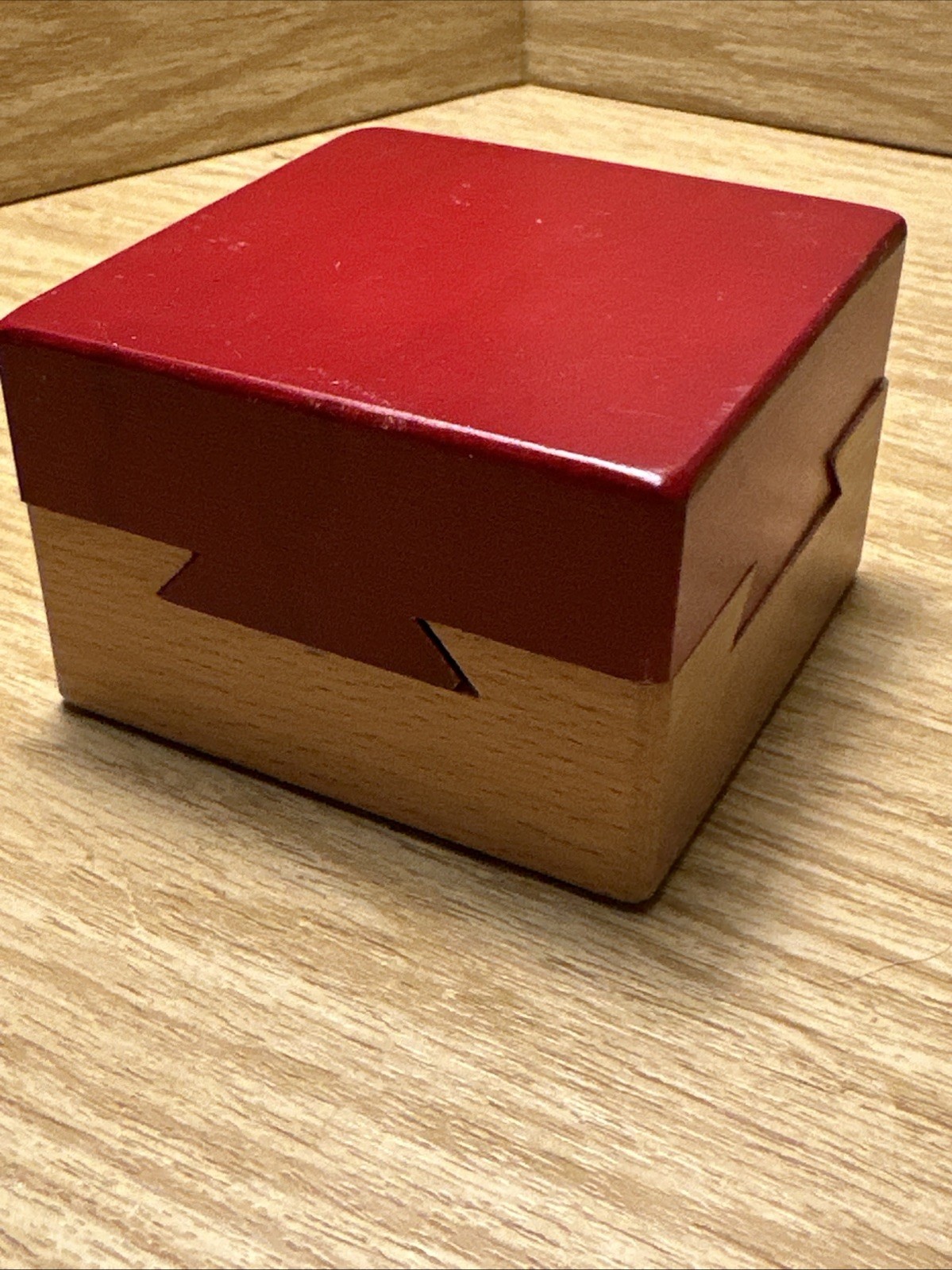 Brain Teaser Wooden Puzzle Box Mind Birthday Gift Hidden Jewelry Stash Box