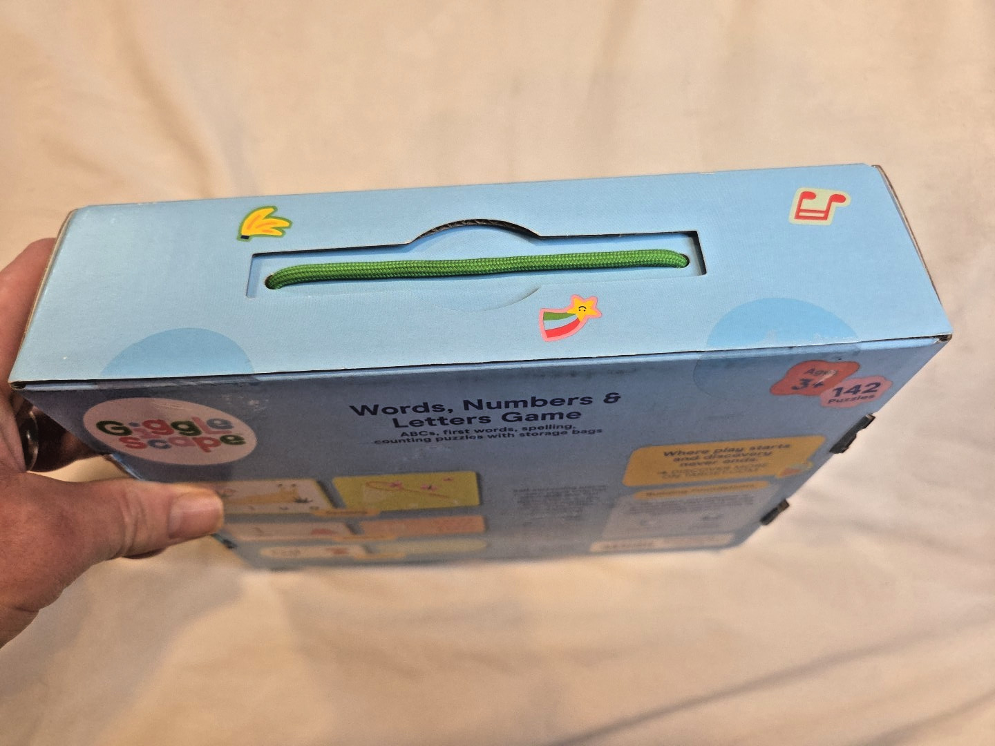 Gigglescape Words, Numbers, & Letters Game – Educational Toddler Set New In Box