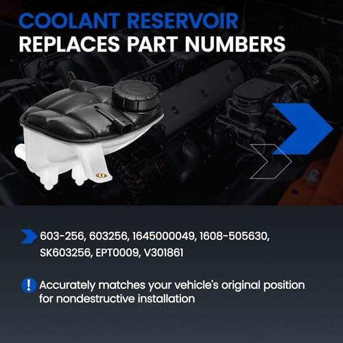 Engine Coolant Reservoir Tank 603-256 Compatible with Mercedes-Benz GL320 GL350