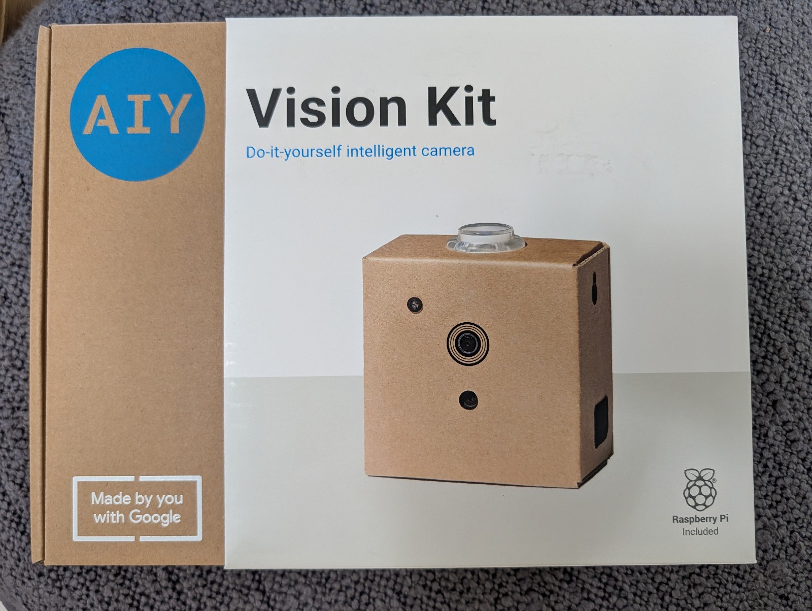 Brand New Unopened Google AIY Vision Kit V1.1 AI Includes Raspberry Pi Zero