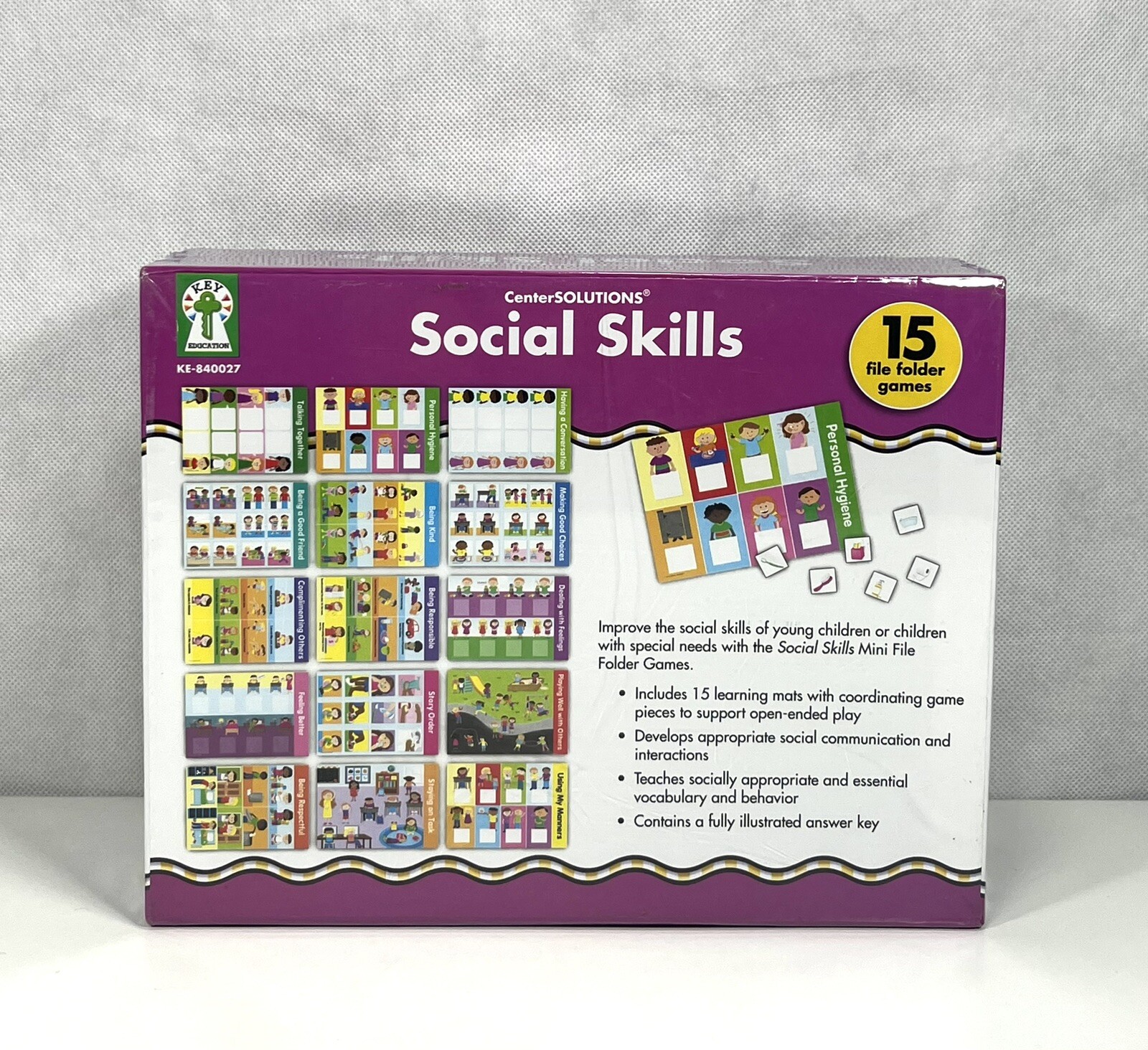 CenterSolutions Social Skills Game For Special Needs Homeschool PK-2 Sealed New