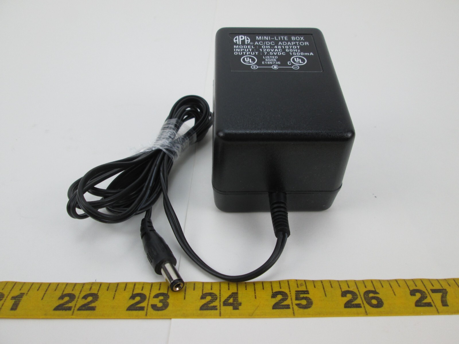Genuine APH Power Cord AC/DC Adapter Adaptor OH-48107DT for Mini-Lite Box